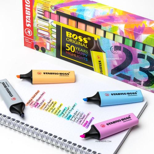 Stabilo Boss Original 50. Yıl Özel Seri 23 Renk İşaretleme Kalemi Seti