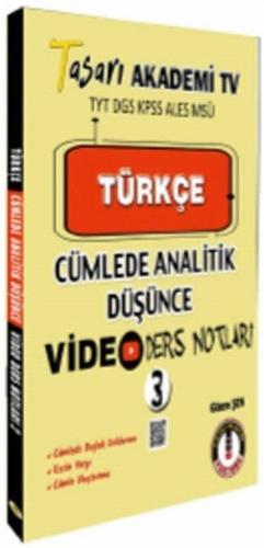 2022 Türkçe Cümlede Analitik Video Ders Notları 3 Tasarı Yayınları