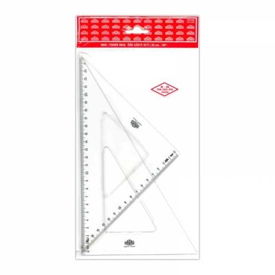 Hatas Teknik Okul Öğrenci Gönye Seti 26-60-45 8692556008061