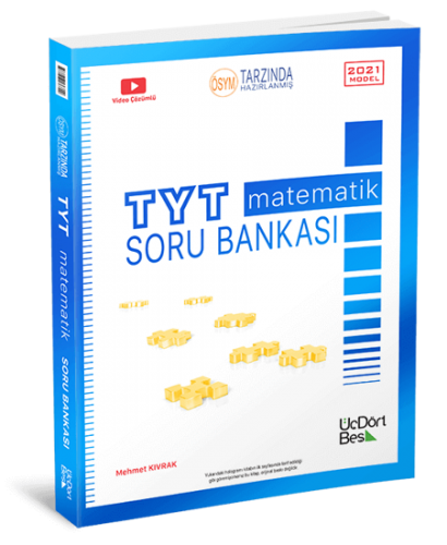 TYT Matematik Soru Bankası - 2023 üçdörtbeş 345 üç dört beş Mehmet Kıvrak 9786058136809
