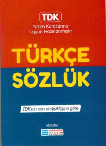 TÜRKÇE SÖZLÜK İLKOKUL ORTAOKUL KARTON KAPAK