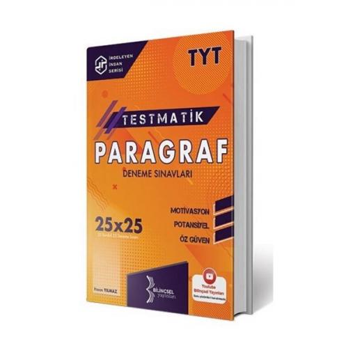 TYT Testmatik Paragraf Deneme Sınavları 25x25 Bilinçsel Yayınları