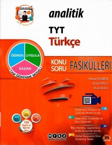 YKS TYT Türkçe Analitik Konu Anlatımlı Soru Bankası Fasikülleri Murat 