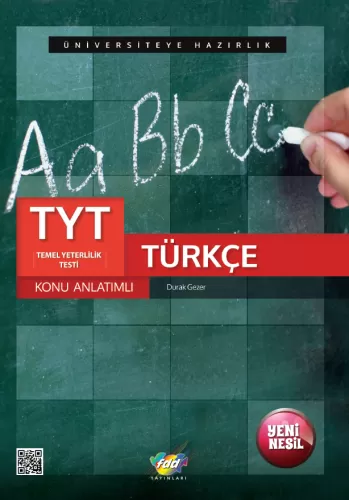 TYT Türkçe Konu Anlatımlı Durak Gezer FDD Yayınları 9786053215509