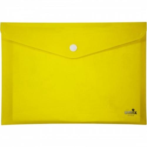Umix Çıtçıtlı Zarf Dosya A4 Neon Sarı 8690345718085