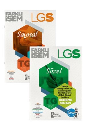 2019 Farklı İsem LGS Sayısal - Sözel Türkiye Geneli Deneme İsem Yayınc