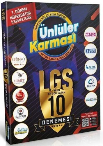 LGS 1.Dönem 10 Karma Deneme Ünlüler Karması 9786057002754