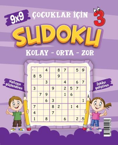 Çocuklar İçin Sudoku Set Mavi Boncuk Yayınları 9786256024014
