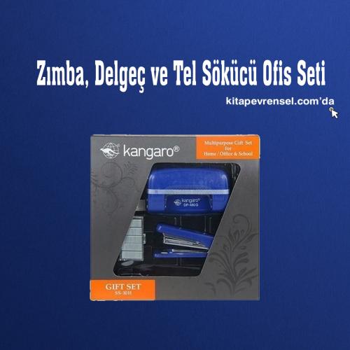 Kangaro Zımba Ofis Set Ss-10 M Mavi