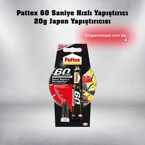 Pattex 60 Saniye Universal Yapıştırıcı 20g Japon yapıştırıcısı Hızlı