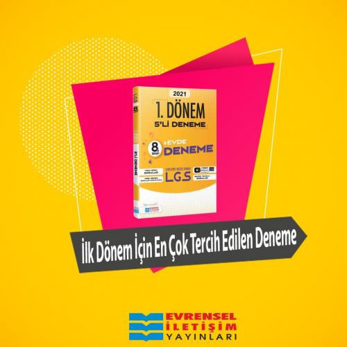 LGS 1.Dönem 5’li Video Çözümlü Deneme Sınavı