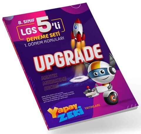 8.Sınıf LGS UPGRADE 5 Li Deneme Seti Yapay Zeki Yayınları 9786057475909
