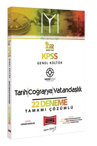 Yargı Yayınları 2022 KPSS Hedef Serisi IYI Genel Kültür Tarih Coğrafya