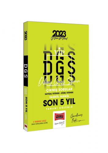 2023 DGS Son 5 Yıl Tamamı Çözümlü Fasikül Fasikül Çıkmış Sınav Sorular