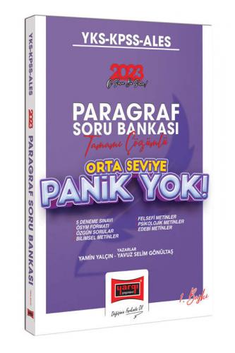 2023 YKS-KPSS-ALES Panik Yok Orta Seviye Tamamı Çözümlü Paragraf Soru 
