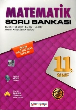 11. Sınıf Matematik Soru Bankası Yarı Çap Yayınları 9786057997173