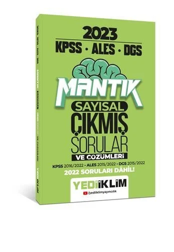 2023 KPSS ALES DGS Sayısal Mantık Tamamı Çözümlü Çıkmış Sorular Yediik