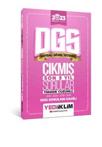 2023 Prestij Serisi DGS Tamamı Çözümlü Son 5 Yıl Çıkmış Sorular Yediik