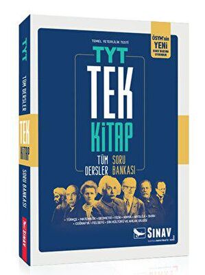 TYT Tüm Dersler Soru Bankası Tek Kitap Sınav Dergisi Yayınları 9786051