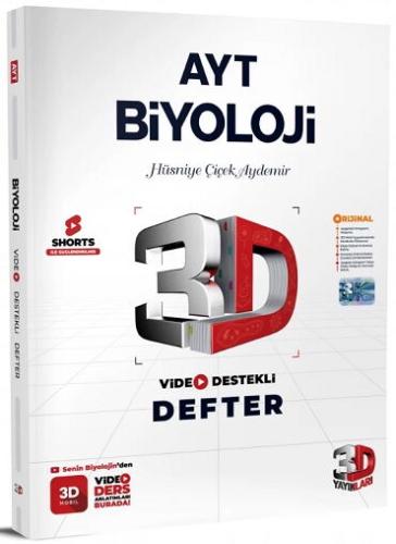 YKS AYT BİYOLOJİ VİDEO DESTEKLİ DEFTER