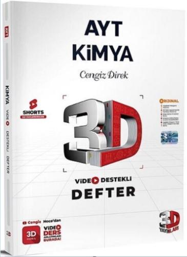 YKS AYT KİMYA VİDEO DESTEKLİ DEFTER