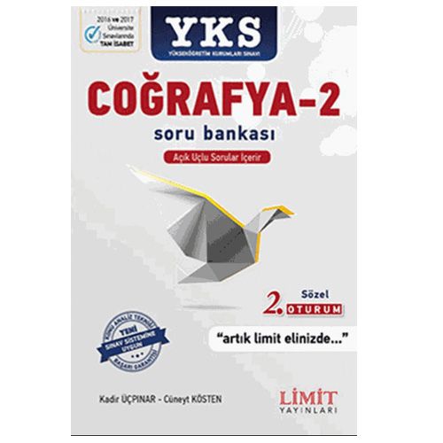 YKS AYT Coğrafya 2. Oturum Soru Bankası Limit Yayınları