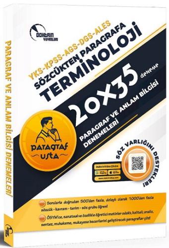 YKS KPSS ALES PARAGRAF VE ANLAM BİLGİSİ 20*35 DENE