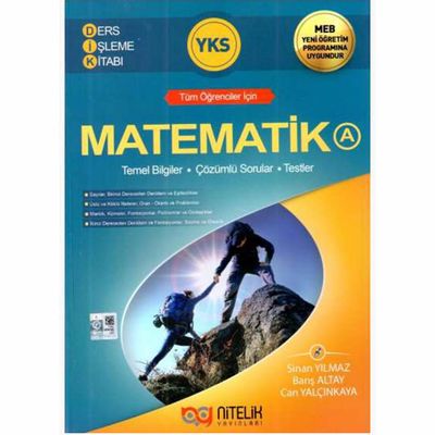 YKS Tüm Öğrenciler İçin Matematik A Ders İşleme Kitabı Nitelik Yayınları 9786052720042